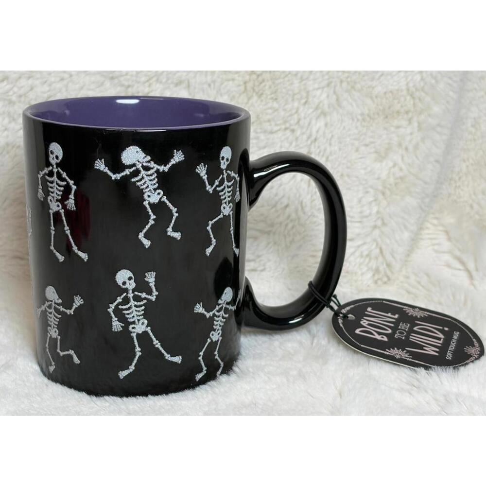Dancing Skeleton Mug – “Bone to Be Wild” Halloween Coffee Cup​